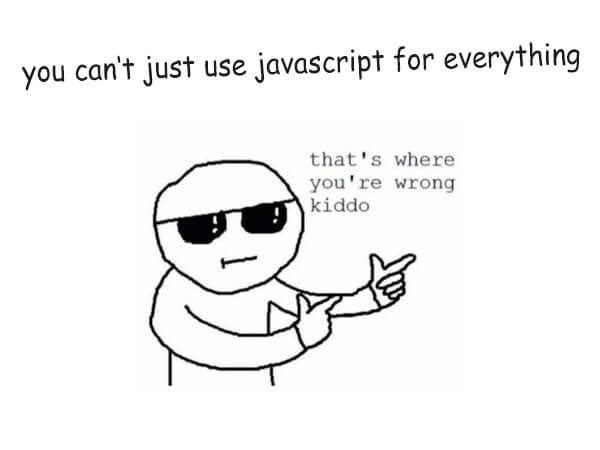 JavaScript cartoon